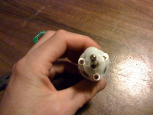 Top view of mechanical case